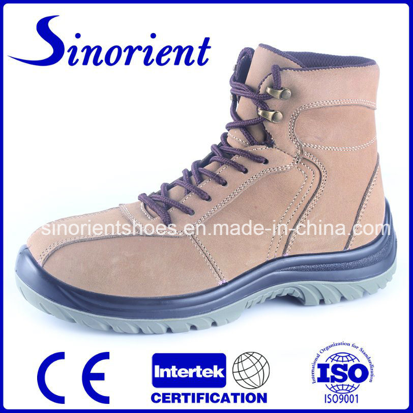 Yellow Nubuck Leather Shoes Work Boot RS7058