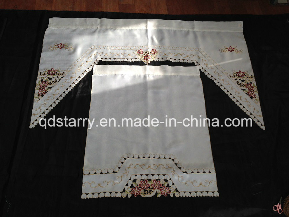 Embroidery Kitchen Curtain Xlt69