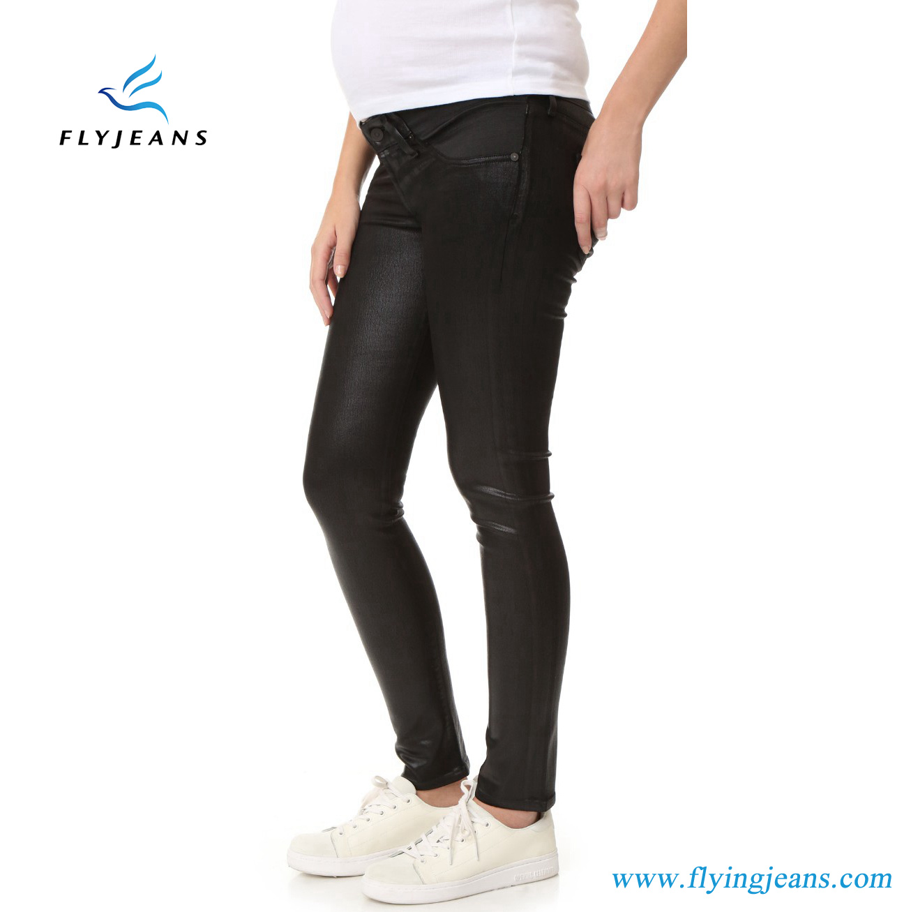 Fashion Garment Factory Lady Maternity Denim Jeans by Fly Jeans