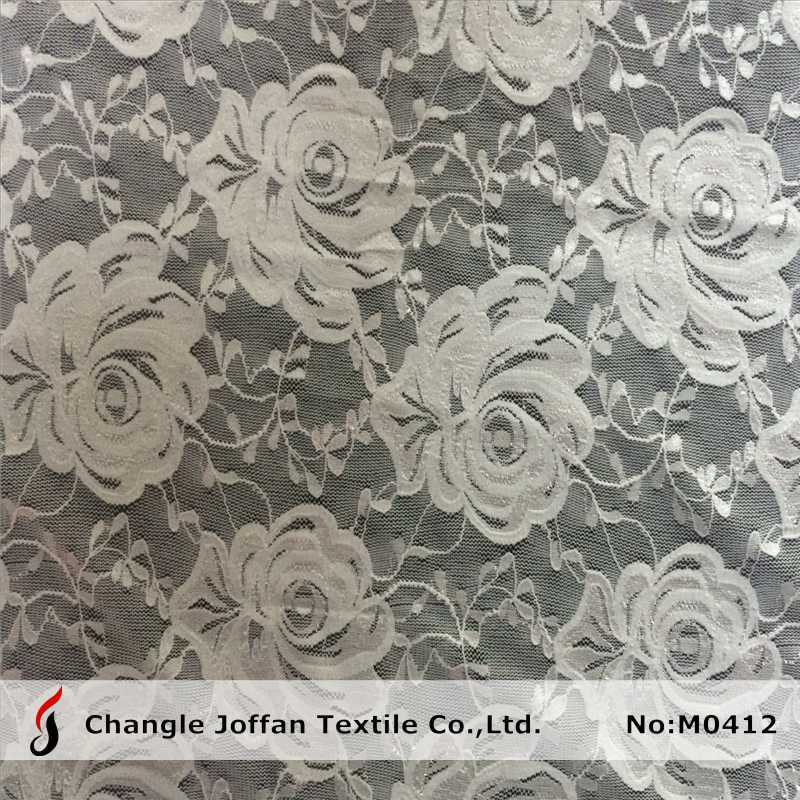 Fashion Rose Elastic Lace Fabric for Lingerie (M0412)