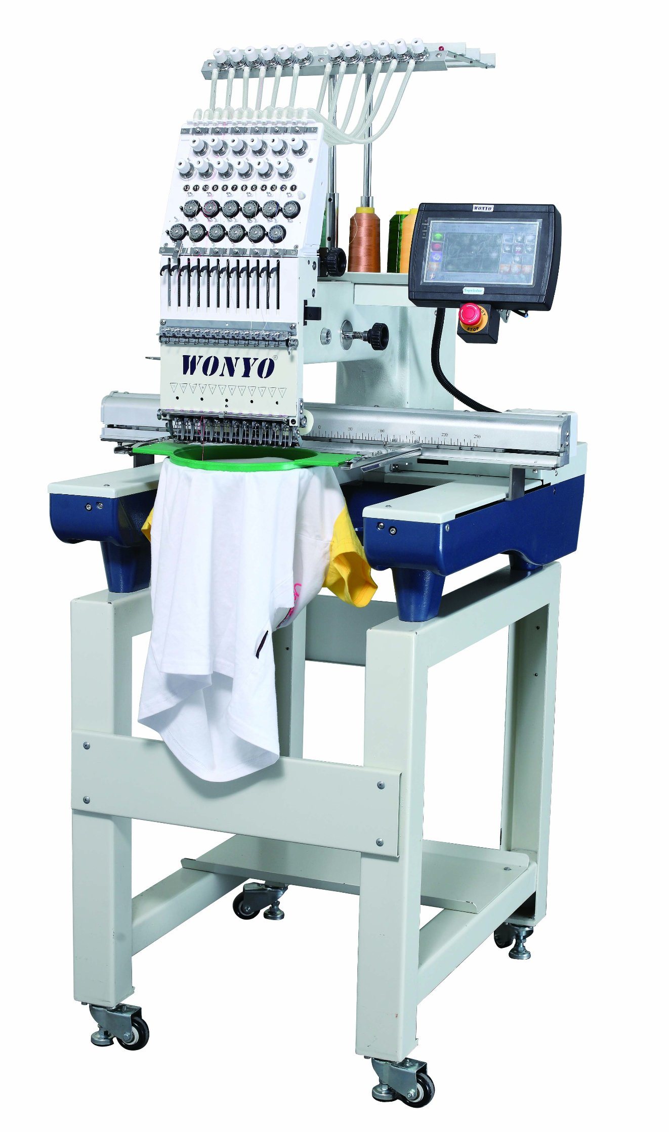 Single Head Embroidery Machine with 3D Embroidery