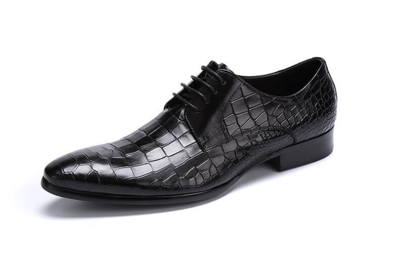 Soft Leather Comfortable Formal Dress Shoes for Fathers