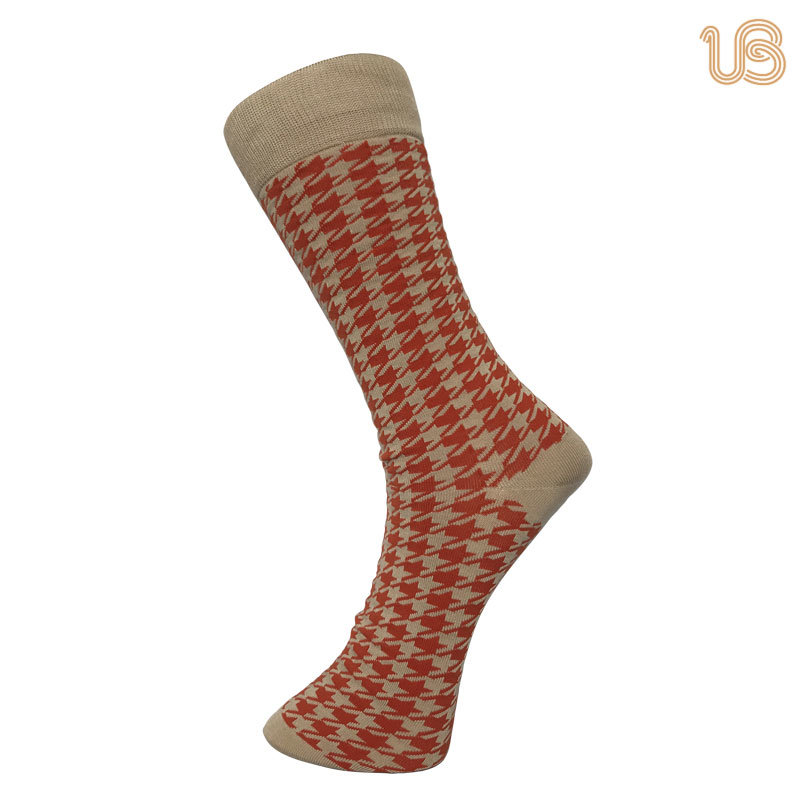 Men's Mercerized Cotton Socks with Toe Hand Link