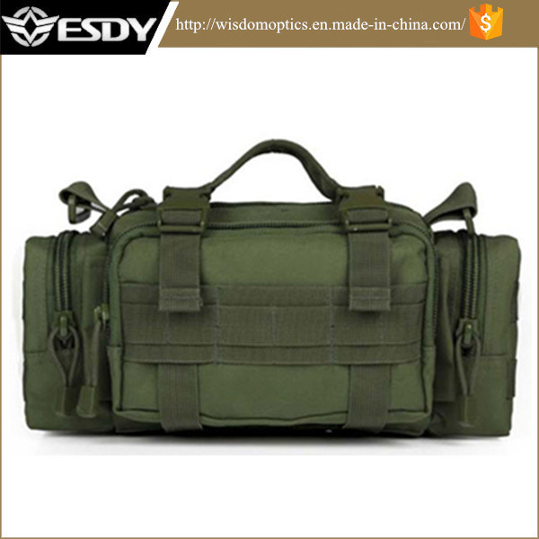 Green Colour Outdoor Sports Shoulder Waist Pouch Multifunction Bag