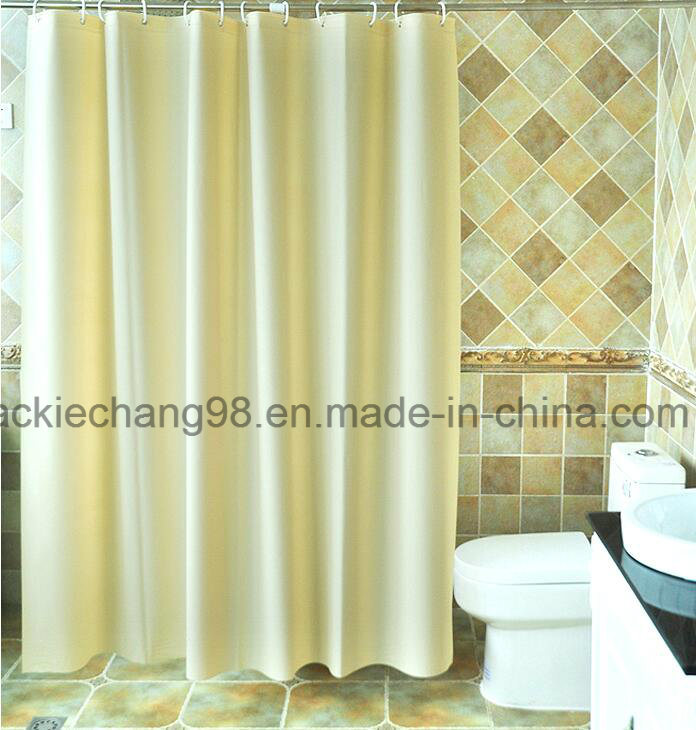 Plain Color Waterproof Shower Curtain Bathroom Supplies