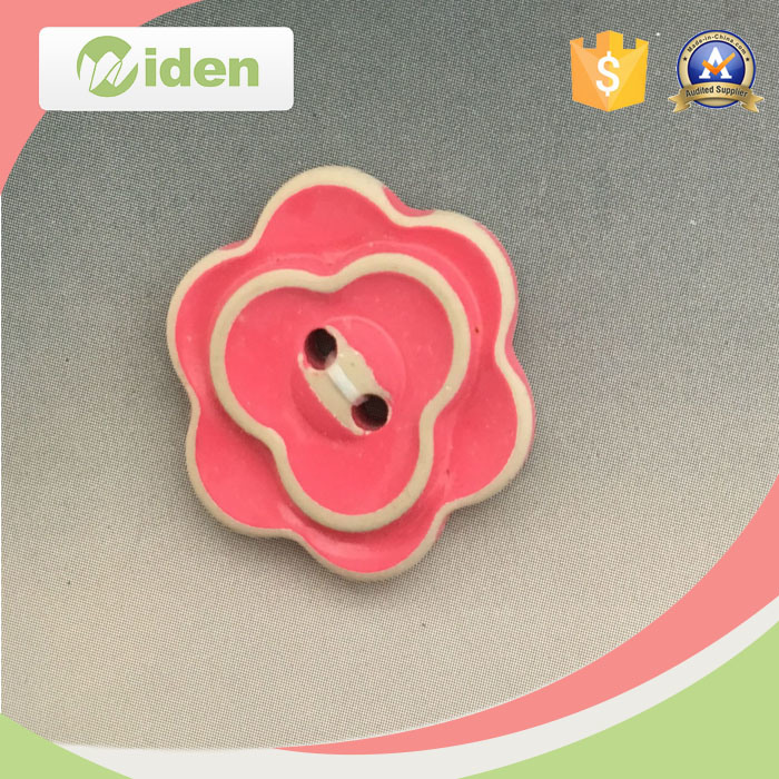 Customer Designs Are Welcomed Flower Shape Resin Button