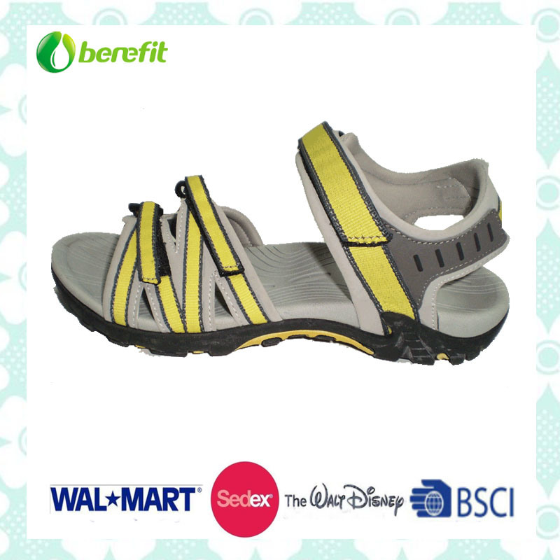 Yellow PU Upper and TPR Sole, Women's Sandals
