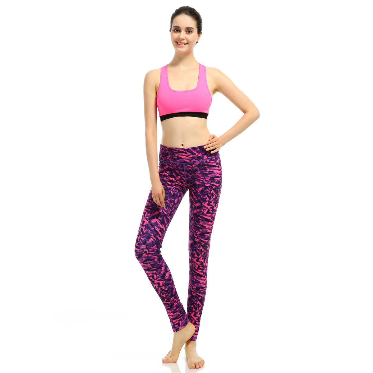 Wholesale Textured Tight Ladies Yoga Pants for Women Exercise