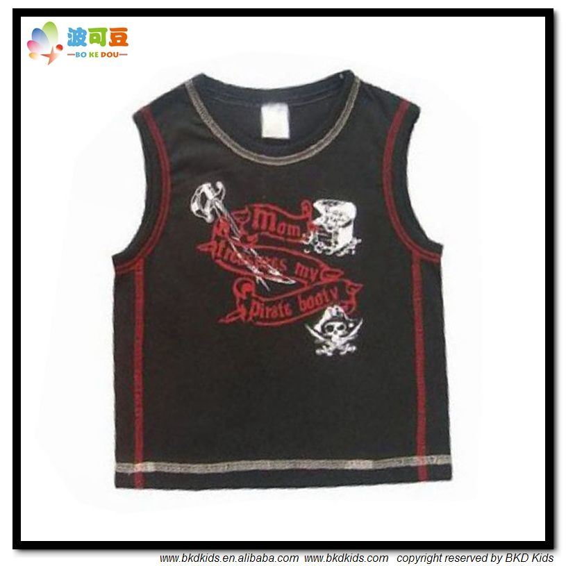 100% Cotton Baby Clothes Sleeveless Babies Tank Top