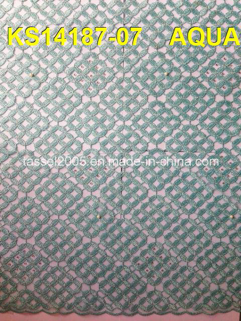 2016 New Fashion Guipure Lace Fabric for Lady's Dress and Shirt Bridal Lace Fabric Wholesale Cord Lace Fabric