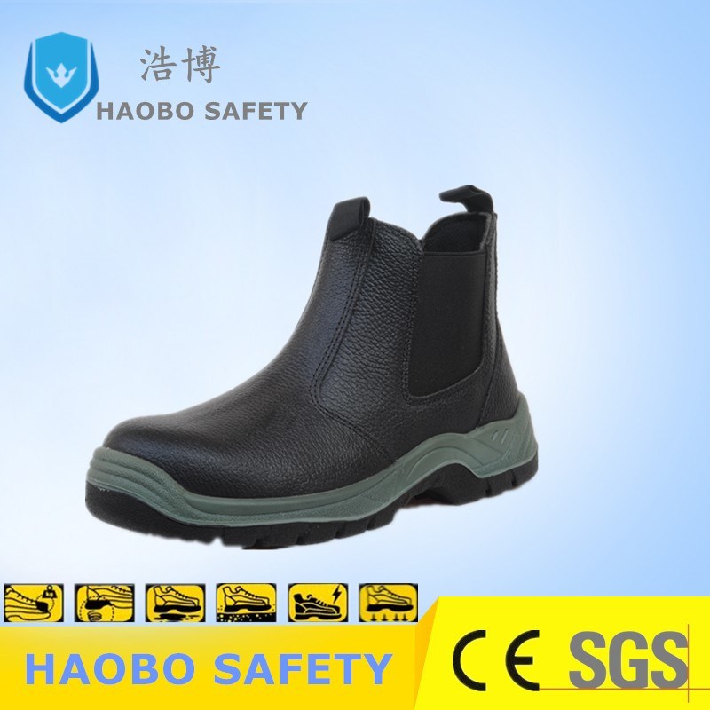 Factory Direct Cheap Price PU Sole Steel Toe Genuine Leather Waterproof Industrial Work Working Safety Boots