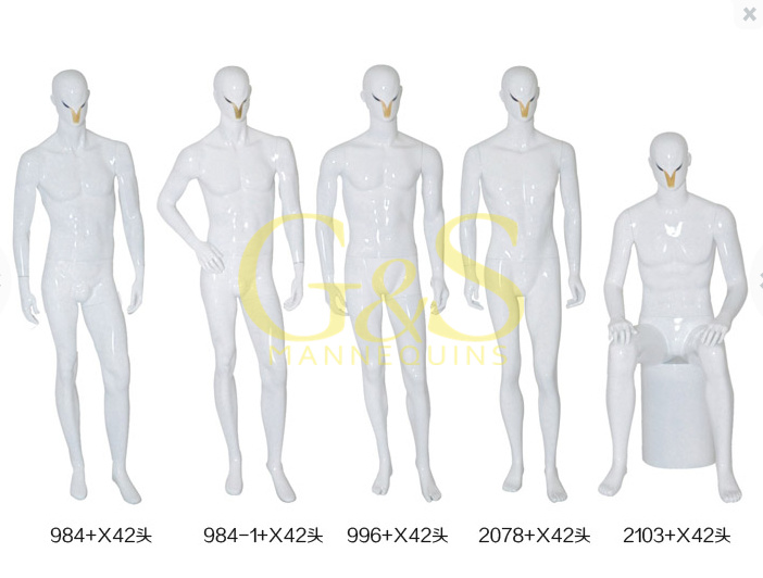 New Fashion Sale FRP Fashion New Design Male Fiberglass Mannequins (GS-HF-022)