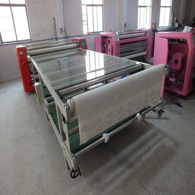 Fy-Rhtm480*1700 Roll to Roll Oil Heat Drum Sublimation Printing Machine for Fabric Heat Printing