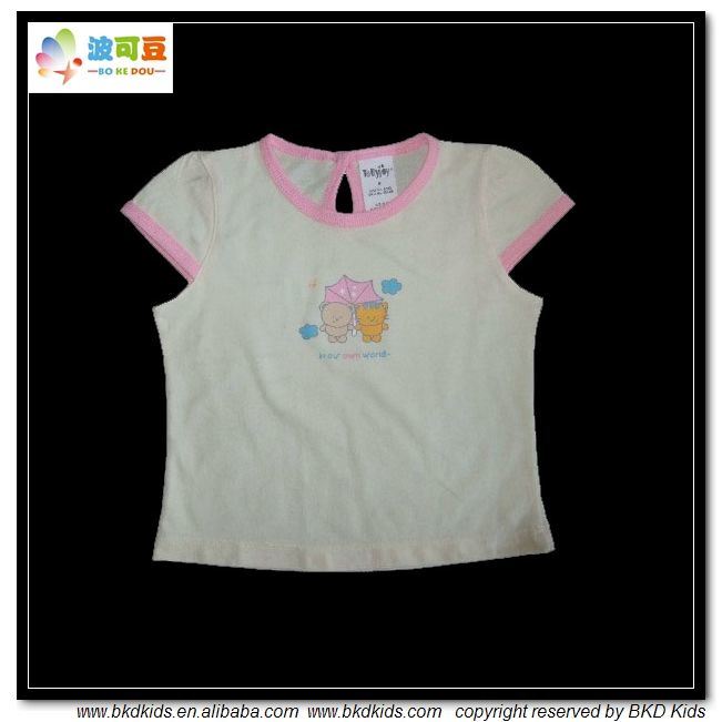 Short Sleeve Baby Wear Soft Handfeel Newborn T-Shirts