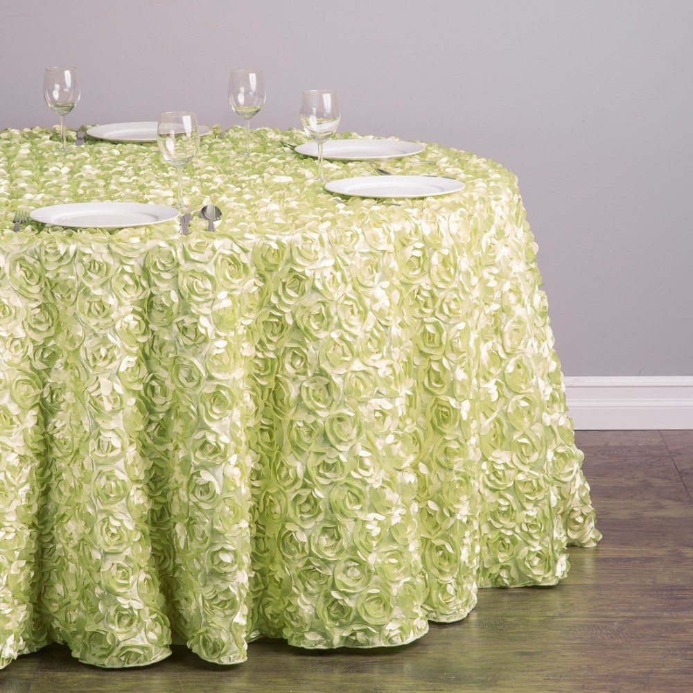 Rosette Table Cloth Wedding Party Table Decoration Tablecloth