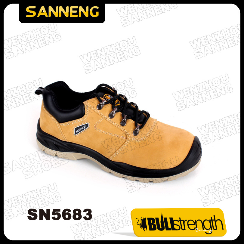 New Designed Professional Nubuck Leather Safety Shoe (SN5683)