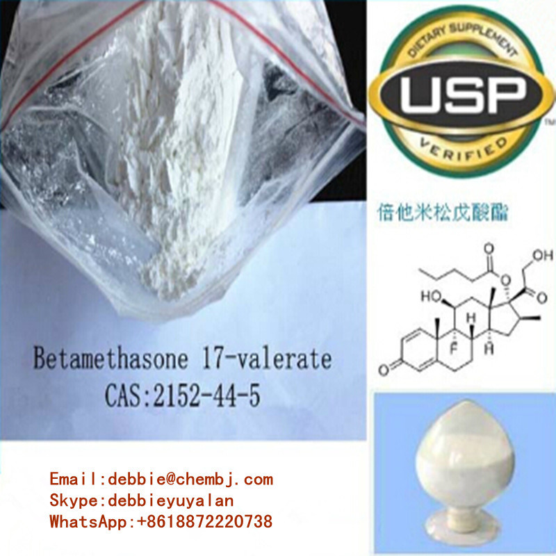 USP Glucocorticoid Hormones Betamethasone 17-Valerate CAS 2152-44-5 for Anti-Inflammatory