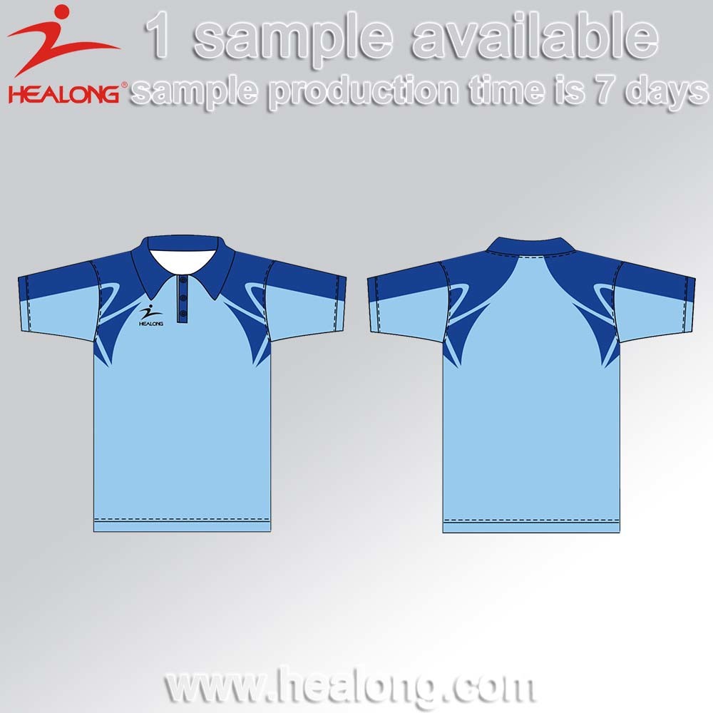 Healong China Cheap Price Apparel Gear Good Design Digital Printing Teens Polo Shirts