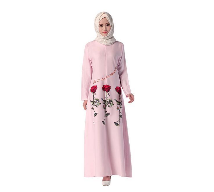 Digital Printed Islamic Long Swimsuit Hot Sell Muslim Dress