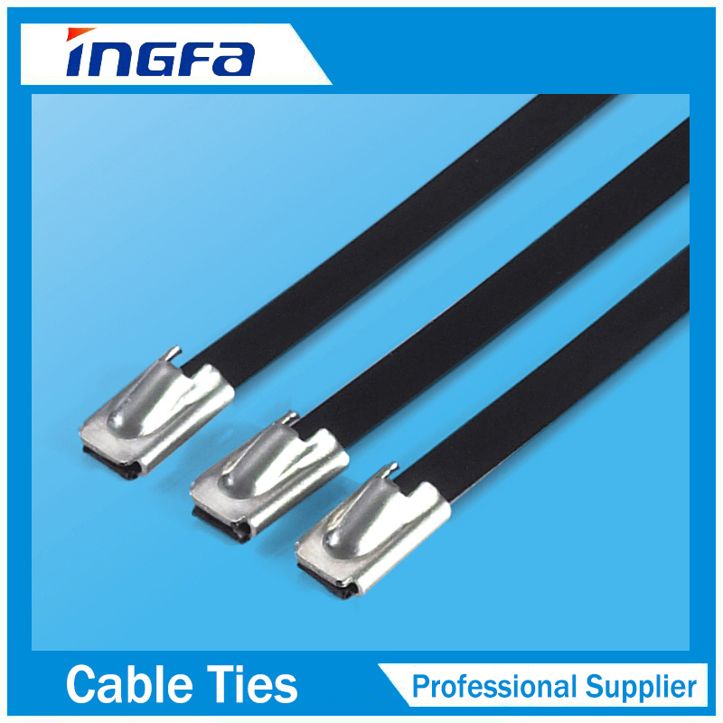 Rust Rrevention Stainless Steel Cable Ties with PVC Coated