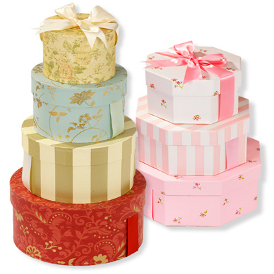 Large Round Fancy Printing Hat Packaging Boxes