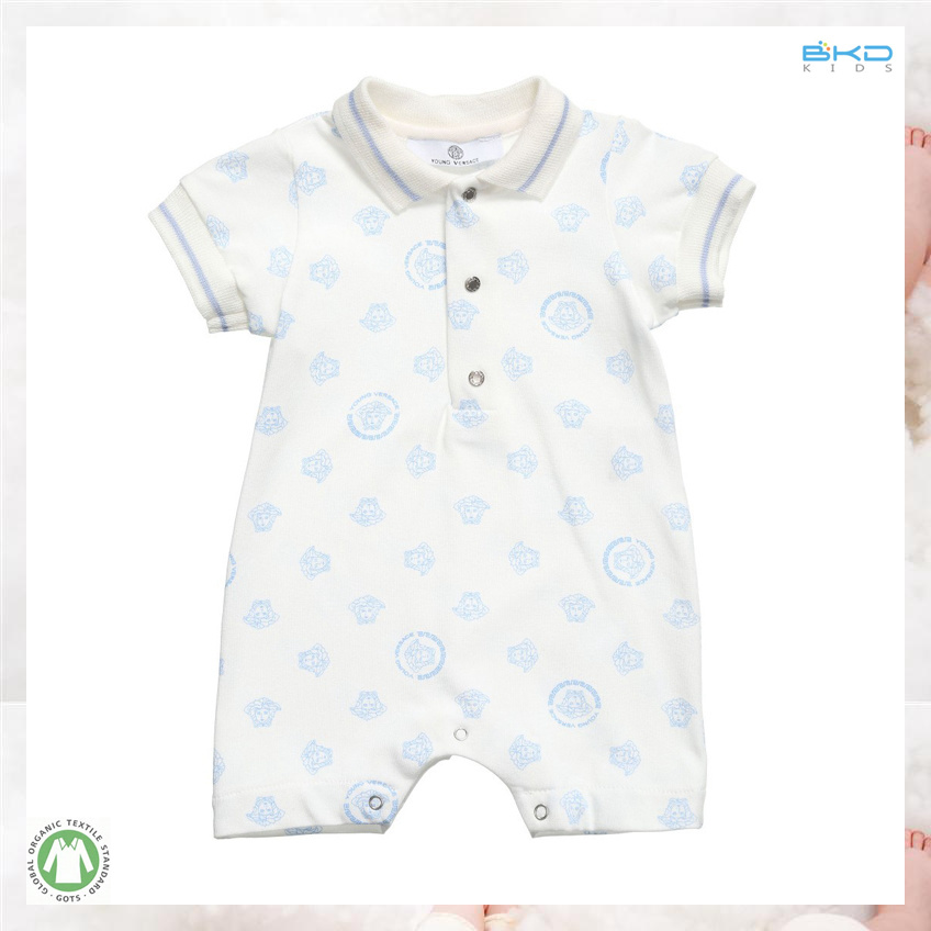 Softness Baby Clothing Polo-Neck Baby Jumpsuit