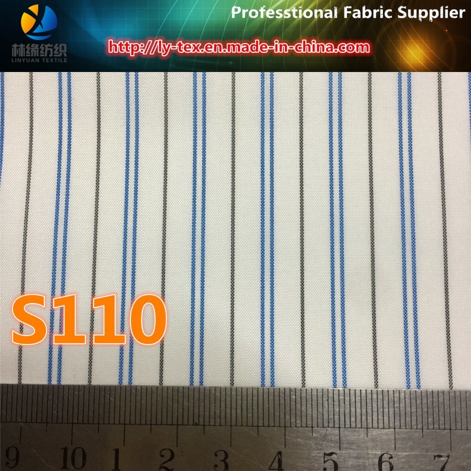 Light Blue Lining, Polyester Stripe Fabric for Lining (S99.110)