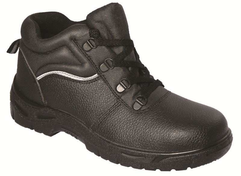 Ufa078 Black Oil and Minging Steel Toe Safety Shoes Mens