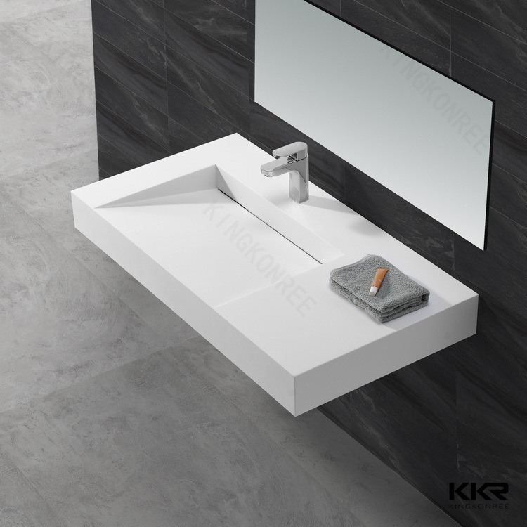 Kkr Modern Acrylic Stone Bathroom Hand Wash Basin
