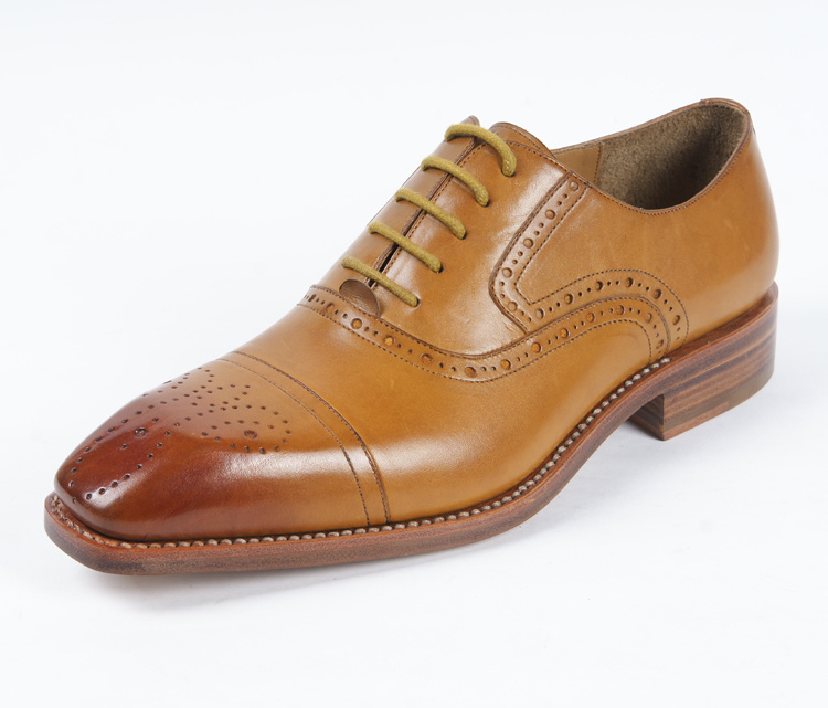 Genuine Leather Mens Fashion Business Shoes (NX 409)