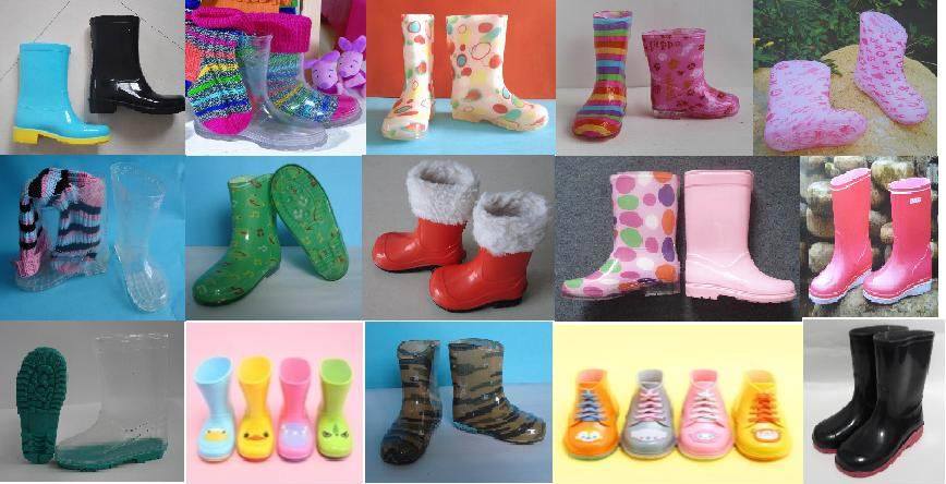 Various Children's PVC Rain Boots, Kid Rain Boot, Transparent Rain Boot