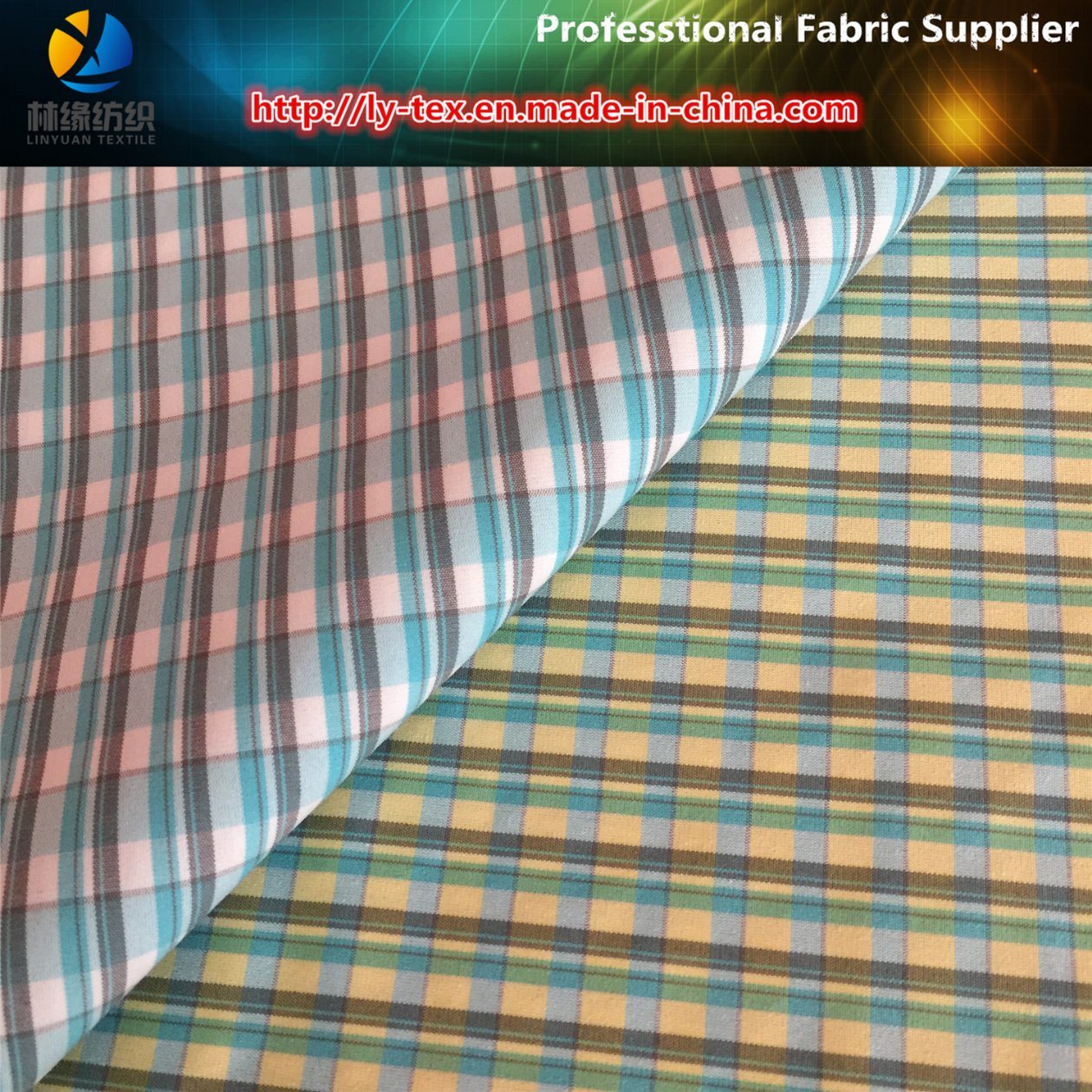 Coolmax Fabric, Coolpass Yarn Dyed Shirting Fabric, Polyester Fabric (YD1111)