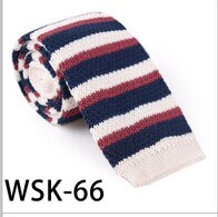 Men's Fashionable 100% Polyester Knitted Necktie (WSK-66)