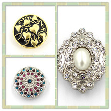 Wholesale 20mm Round Zinc Alloy Snap Button for Bangles