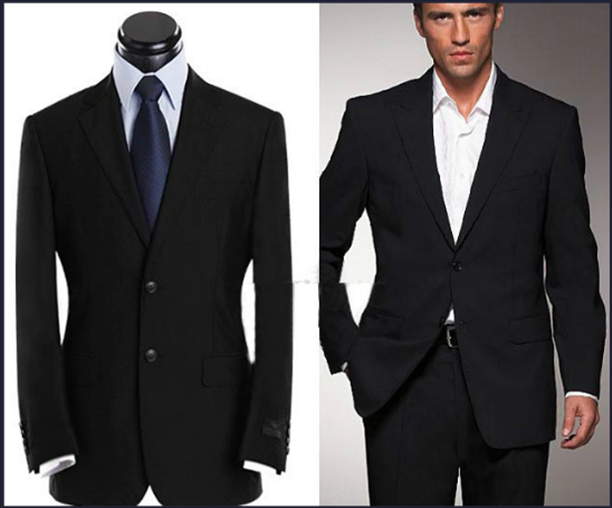 Top-Quality Men's Notch Lapel Wrinkle-Free Formal Business Suits