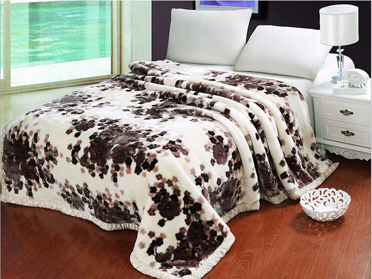 Wholesale Home Textile Mink Raschel Blanket Factory China/Raschel Blanket