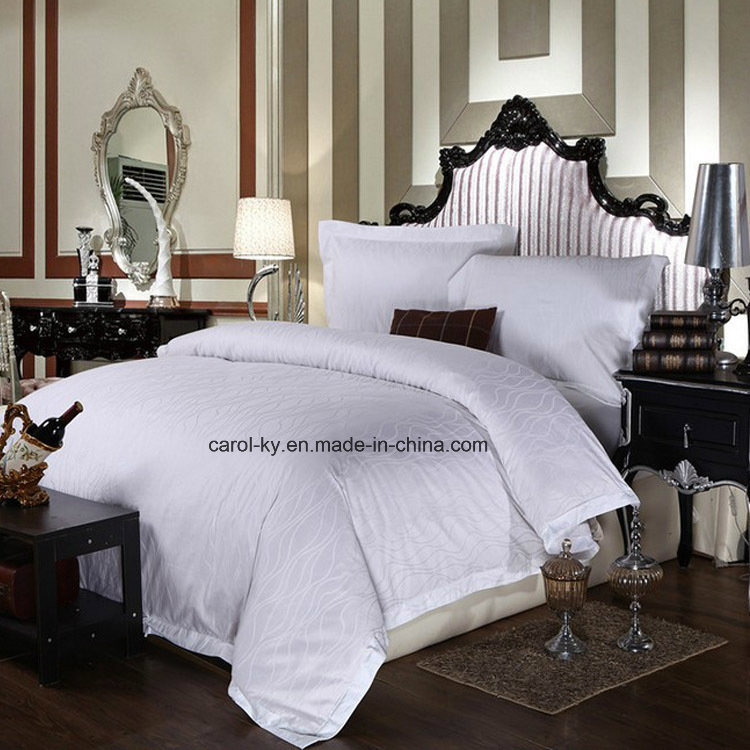 Cotton Water Ripple Jacquard Hotel Bedding Set