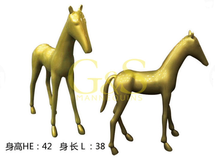 Fashion Shop Decoration Display Resin Horse Mannequins (GS-DP-005)
