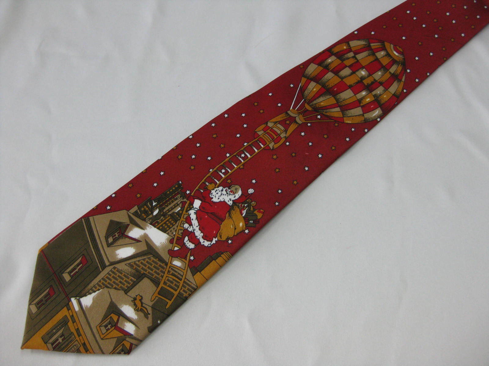 Popular Christamas 100% Silk Printed Gift Neckties