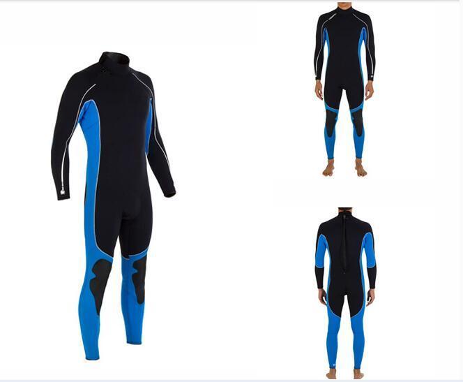 3mm Men's Neoprene Wetsuit/Swimwear with Nylon Fabric