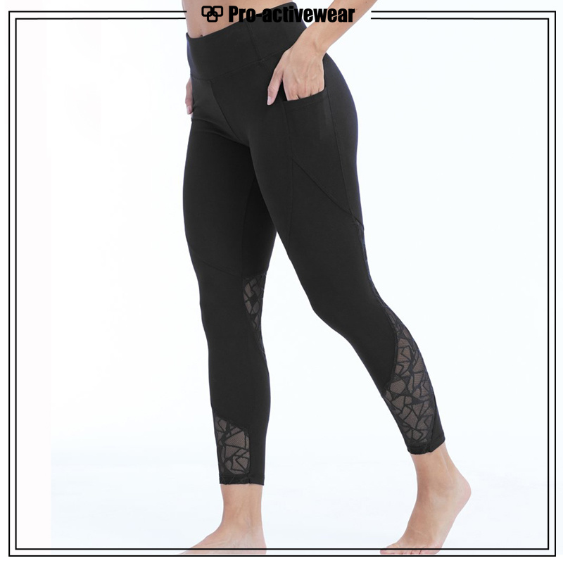 Latest Fashion Women Athletic Leggings Fitness Workout Tights for Girls