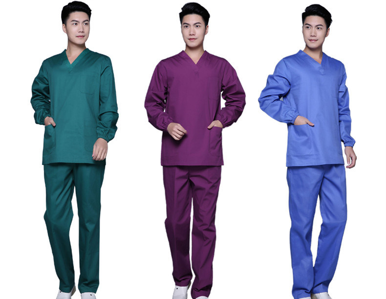 Poly/Cotton Medical Scrub Suit Short Sleeve