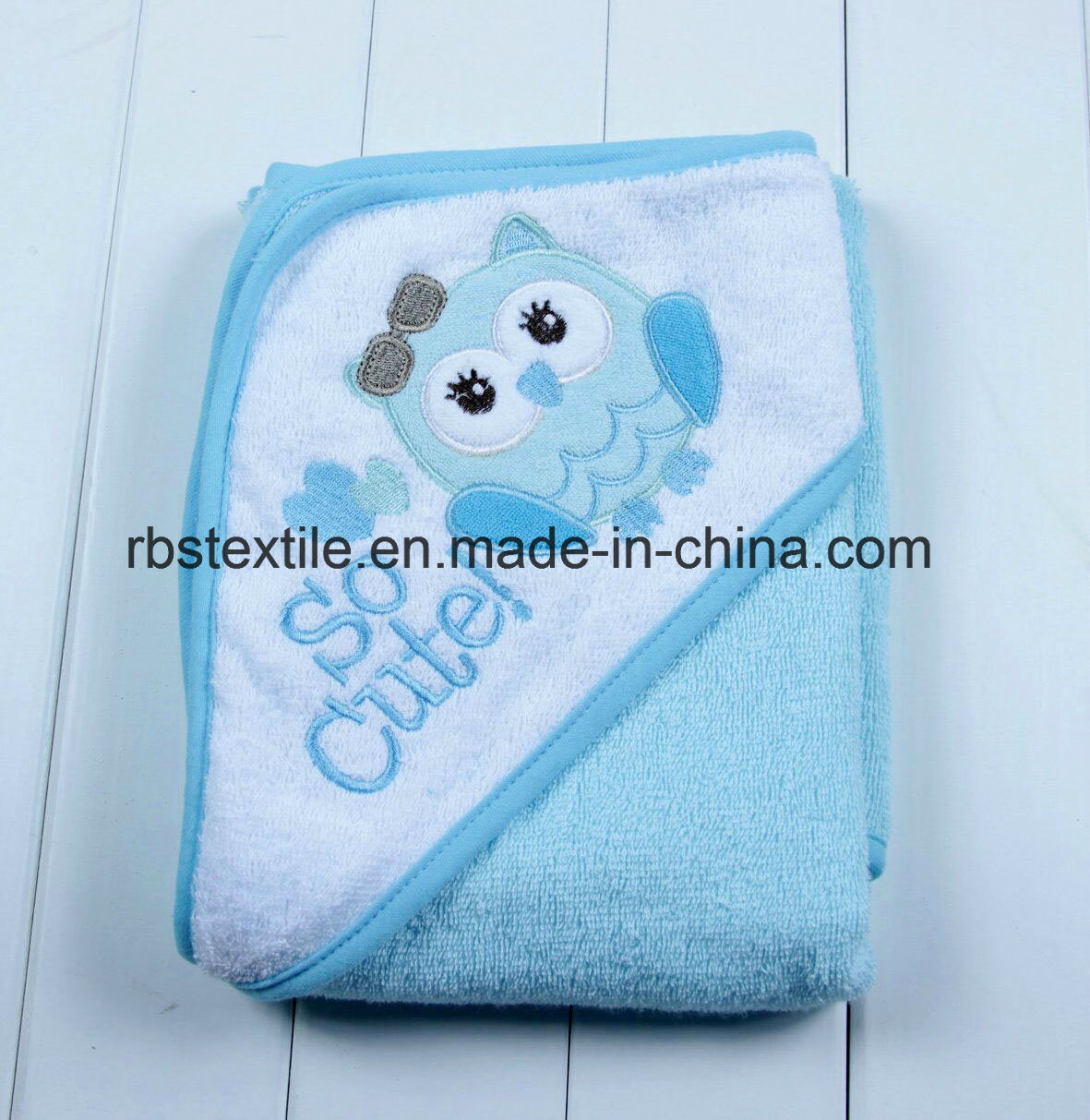 Cotton Hooded Bath Towel for Baby