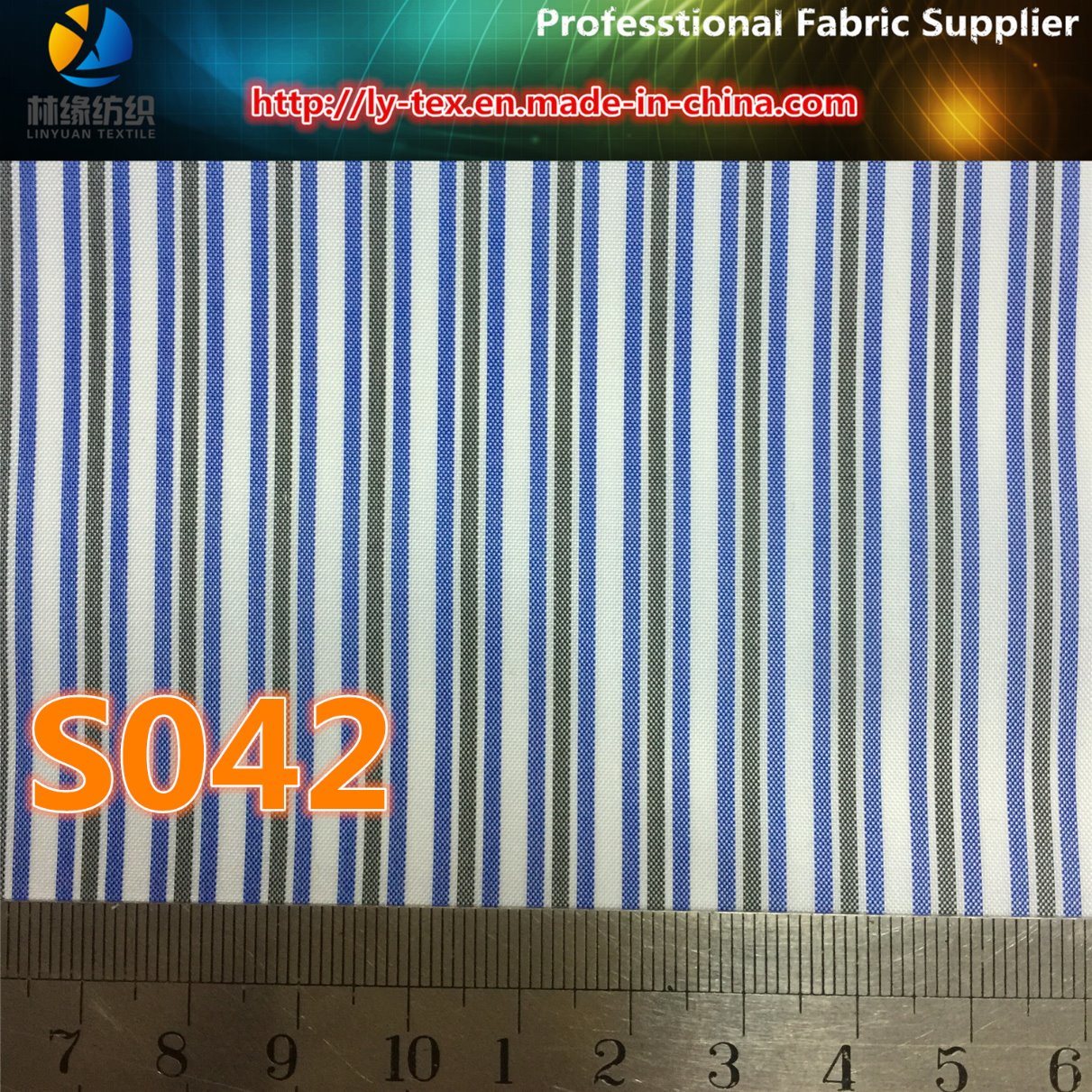 Men Suit Lining in Polyester Woven Textile Twill Stripe Fabric (S42.46)