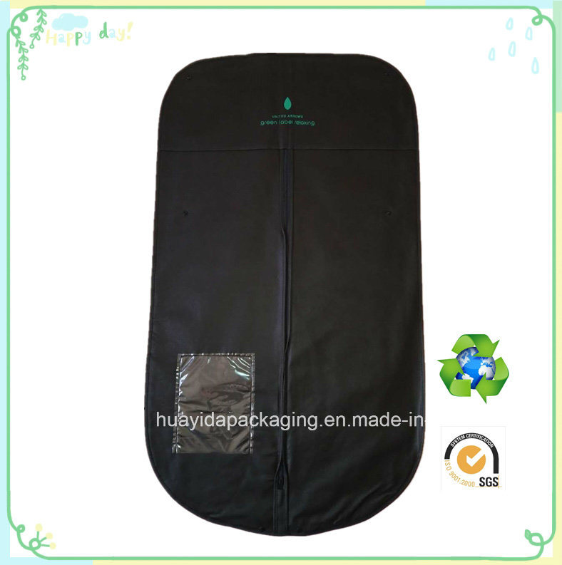 Custom Fold PP Non Woven Suit Clothing Dust Proof Cover Bag