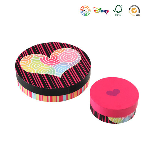 Pretty Round Candy Storage Gift Box (GB-032)