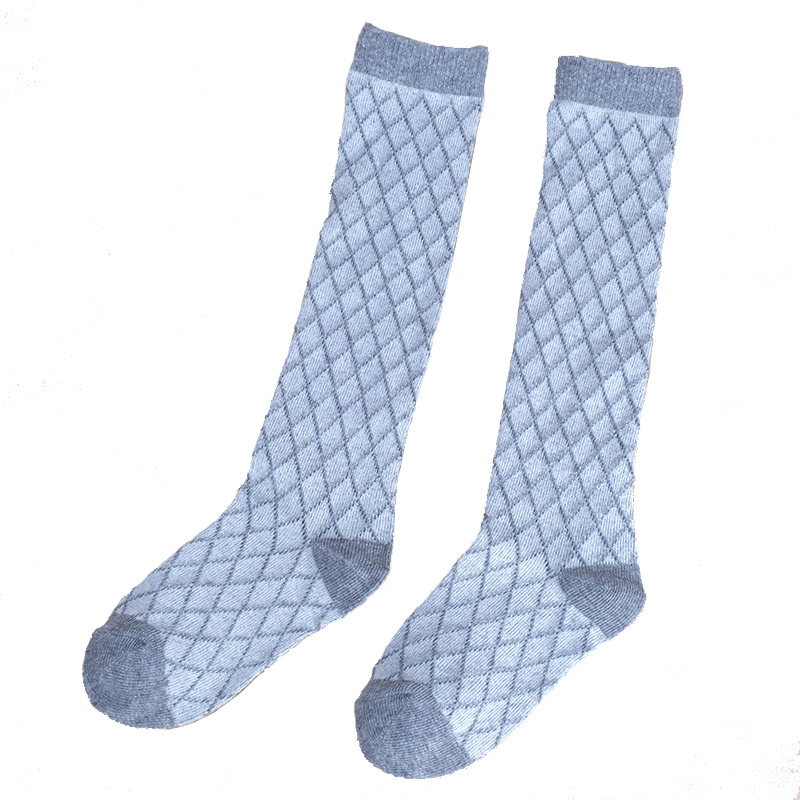 Children Kids Cotton Knee High Stockings Socks (KA029)