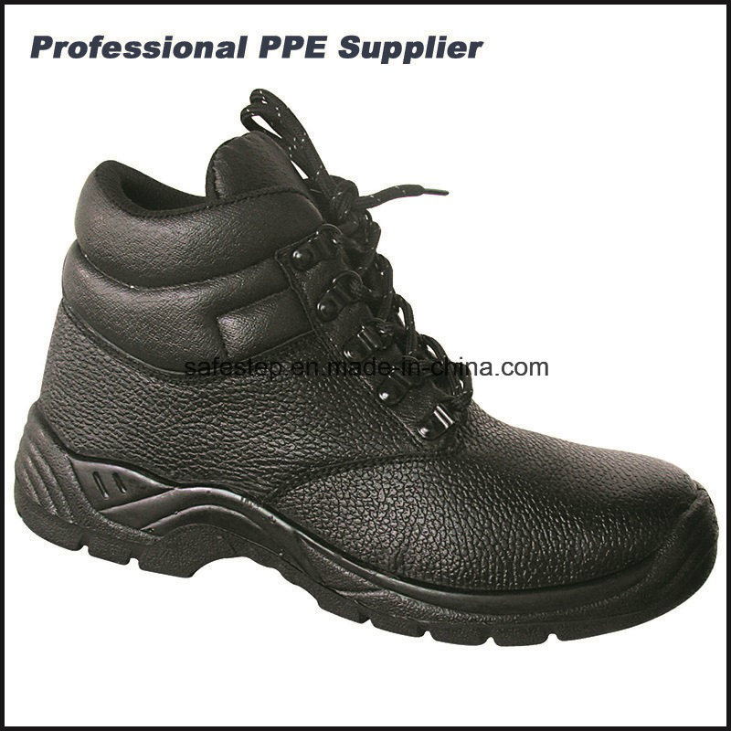 High Cut Genuine Leather Soft Sole Safety Boots