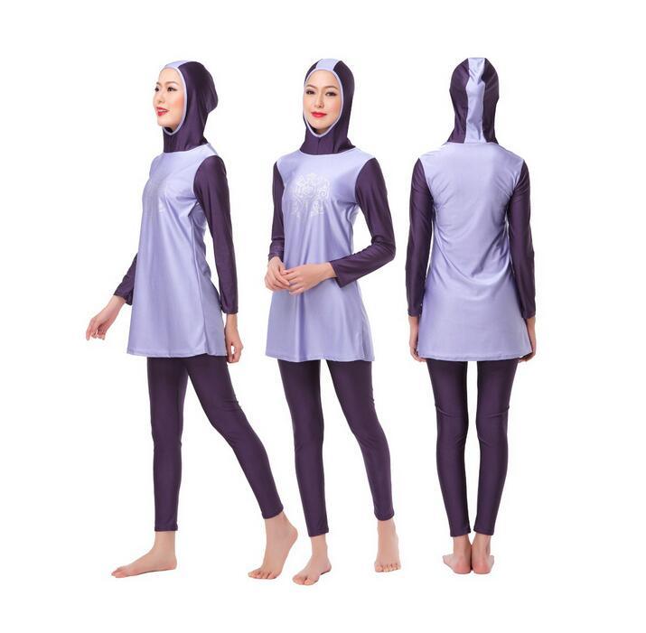 2016 Designer Ladies Modest Islamic Swimear &Muslim Wetsuit