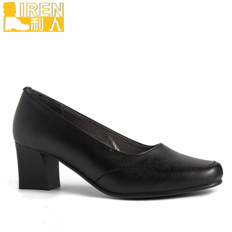 Italy Style Good Quality Police Leather Women Office Shoes